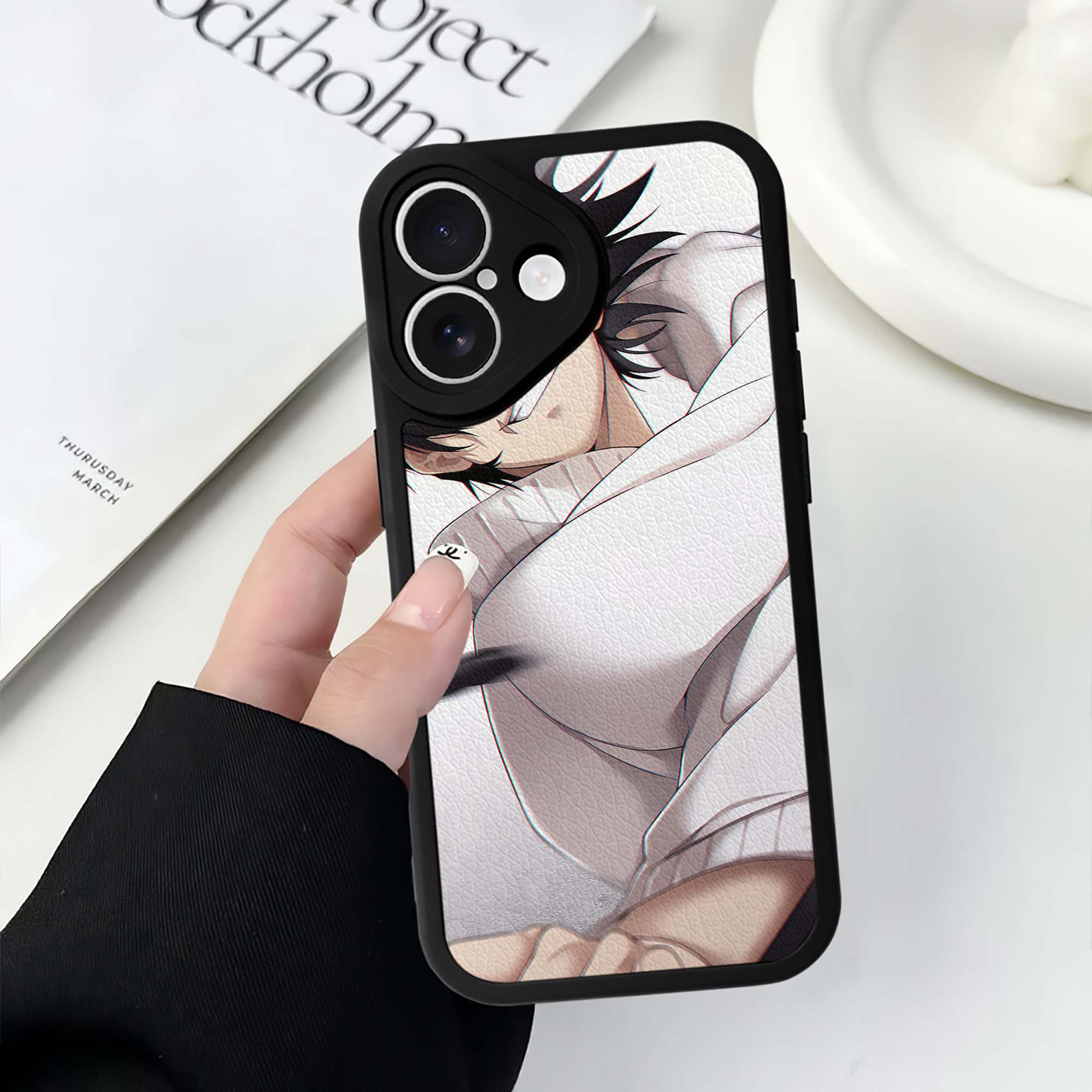 （画像用） SPY×FAMILY间谍家家酒 【iPhone 16シリーズ対応】シリコンスマホケース（レザー調） 材質：シリコン